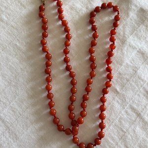 Red Bead Necklace